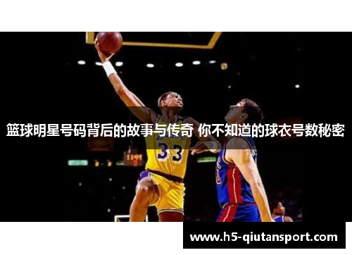 篮球明星号码背后的故事与传奇 你不知道的球衣号数秘密